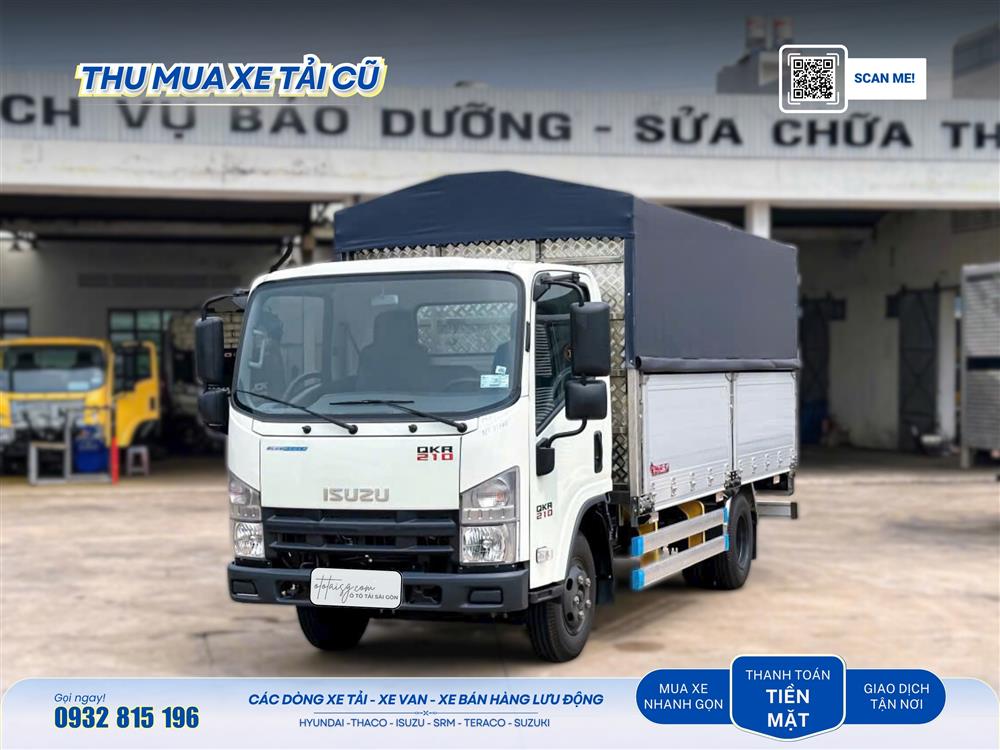 Giá bán các dòng xe tải cũ hãng Isuzu